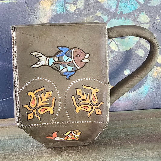ceramic fish mug